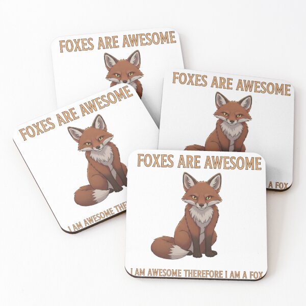 Item preview, Six Reasons Foxes Define Pure Awesomeness   designed and sold by EchoAtelier.