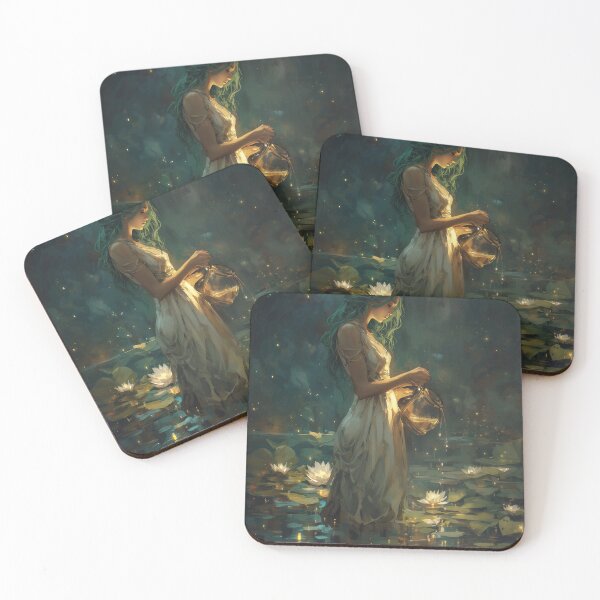 Item preview, The Keeper of Luminous Waters designed and sold by oanaunciuleanu.