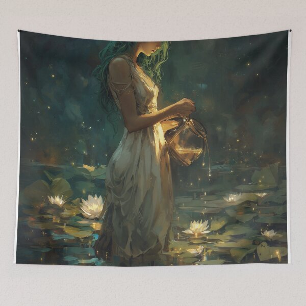Item preview, The Keeper of Luminous Waters designed and sold by oanaunciuleanu.