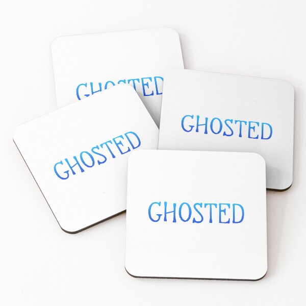 Item preview, Ghosted in Blue Typography designed and sold by Memes N Lore .