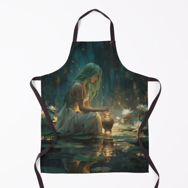 Item preview, The Keeper of Luminous Waters designed and sold by oanaunciuleanu.