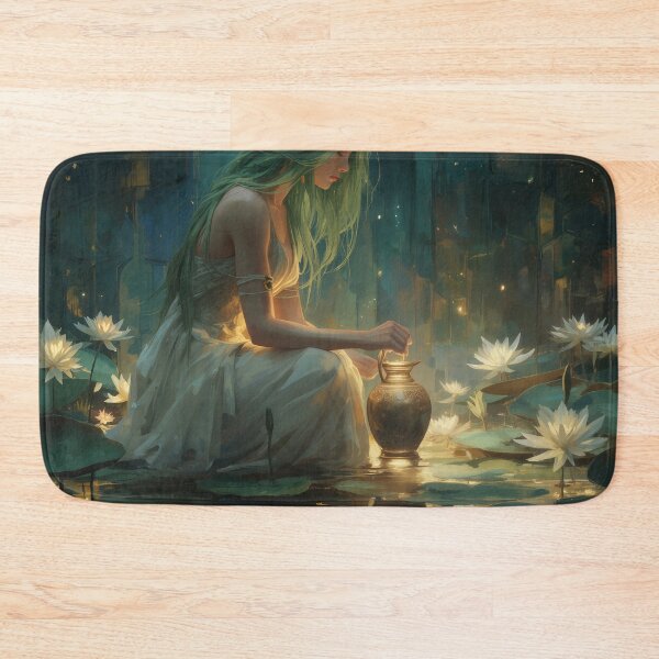 Item preview, The Keeper of Luminous Waters designed and sold by oanaunciuleanu.