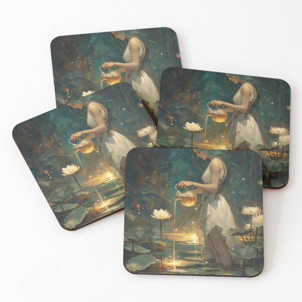 Item preview, The Keeper of Luminous Waters designed and sold by oanaunciuleanu.