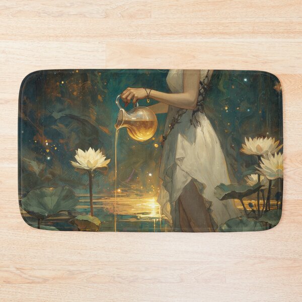 Item preview, The Keeper of Luminous Waters designed and sold by oanaunciuleanu.
