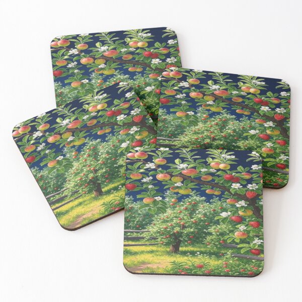 Item preview, Enchanted Apple Orchard: Blossoms, Berries, and Sunset Whispers designed and sold by ScarredGoddess.