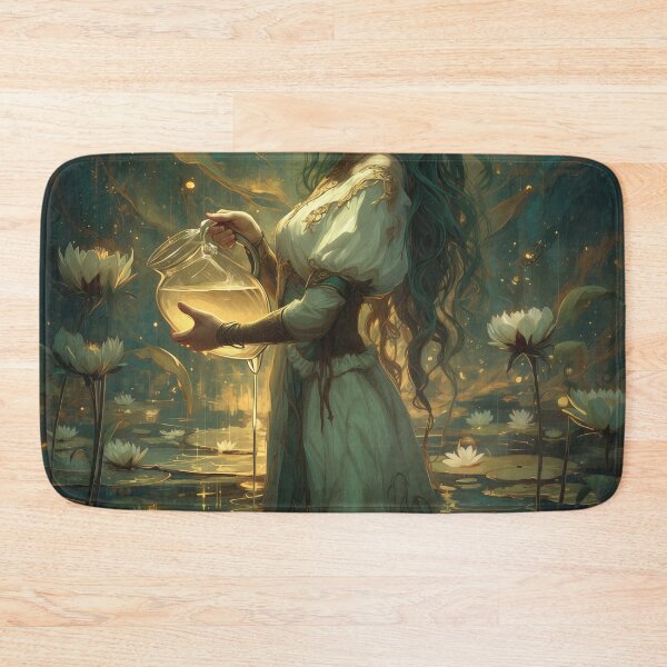 Item preview, The Keeper of Luminous Waters designed and sold by oanaunciuleanu.