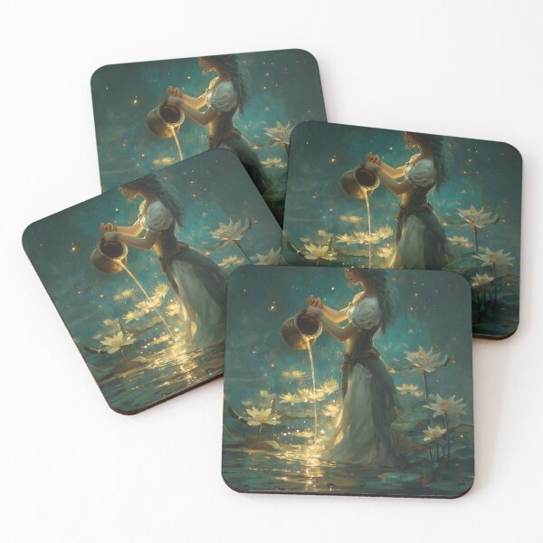 Item preview, The Keeper of Luminous Waters designed and sold by oanaunciuleanu.