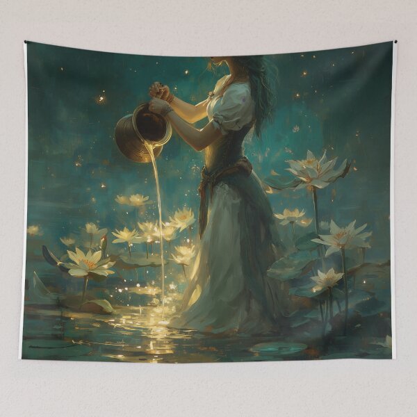 Item preview, The Keeper of Luminous Waters designed and sold by oanaunciuleanu.
