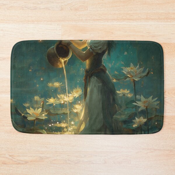 Item preview, The Keeper of Luminous Waters designed and sold by oanaunciuleanu.