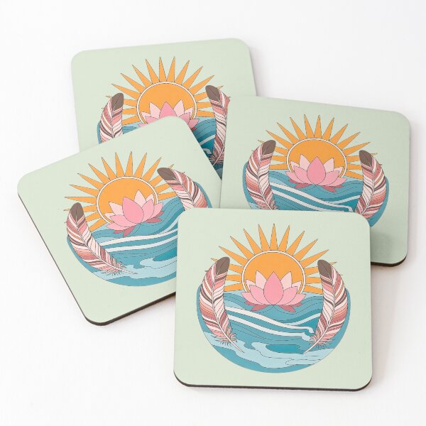 Item preview,  Sunrise Lotus Feathers designed and sold by VibrArtco.