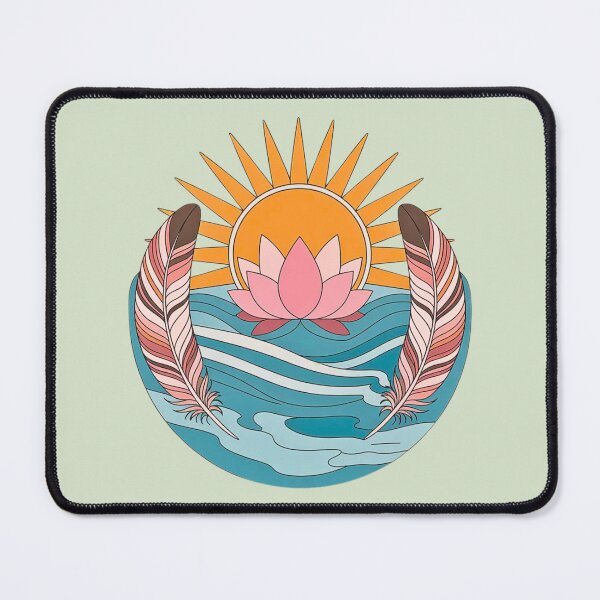 Item preview, Sunrise Lotus Feathers designed and sold by VibrArtco.