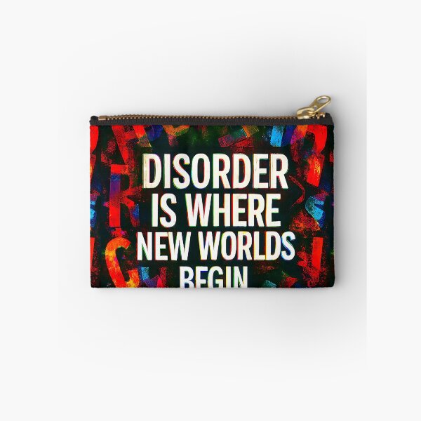 Item preview, Disorder Sparks Creation – Bold Abstract Typography Art designed and sold by Psycho-Crazy.