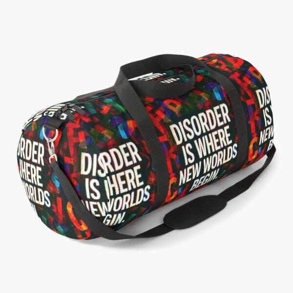 Item preview, Disorder Sparks Creation – Bold Abstract Typography Art designed and sold by Psycho-Crazy.