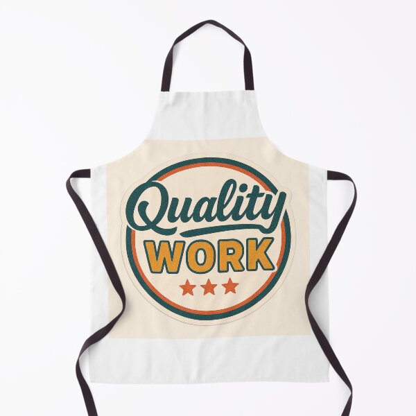 Item preview, Quality Work – Retro Badge for Workwear designed and sold by ZeMa-JA.