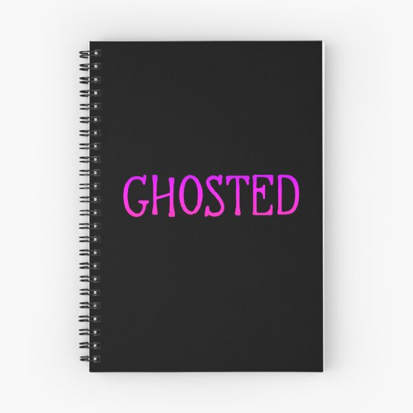 Item preview, Ghosted in Pink Violet Typography designed and sold by Memes N Lore .