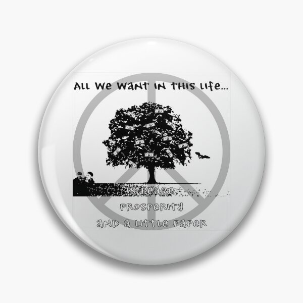 Item preview, Peace, Prosperity & Paper designed and sold by Fresh Prints 613.