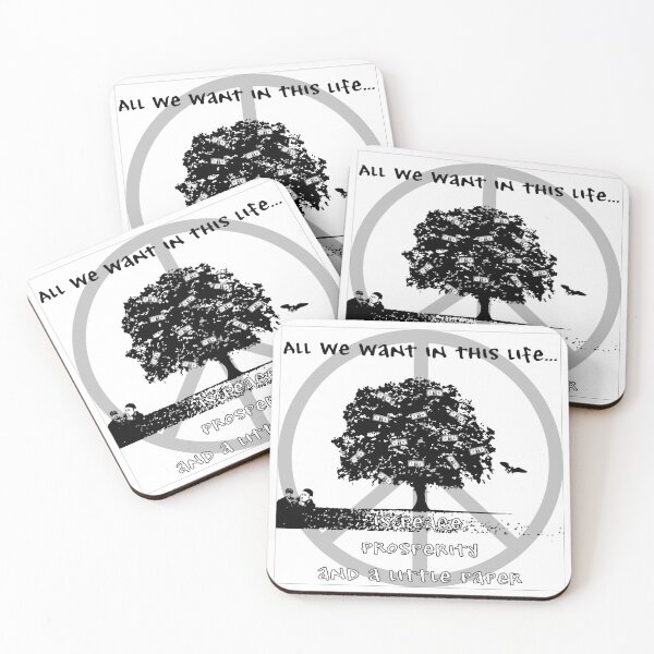 Item preview, Peace, Prosperity & Paper designed and sold by Fresh Prints 613.