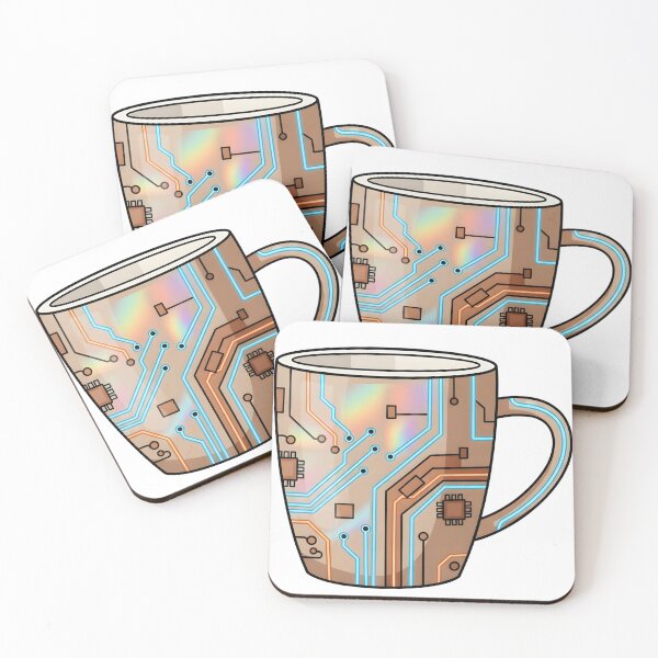 Item preview, Futuristic Nano Coffee Cup - High Tech Coffee Mug Design designed and sold by FunPurchase.