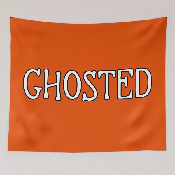 Item preview, Ghosted in Outlined Typography designed and sold by Memes N Lore .