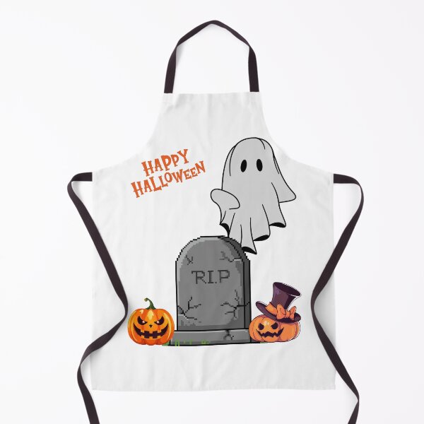 Item preview, Happy Halloween With Two Jack-o'-Lanterns And a Ghost. designed and sold by Dinasshop.
