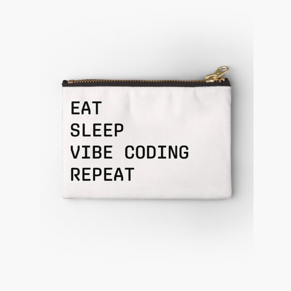 Item preview, Eat Sleep Vibe Coding Repeat Minimalist Quote designed and sold by Coowo22.