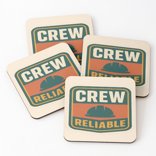 Item preview, Reliable Crew – Industrial Workwear Badge designed and sold by ZeMa-JA.
