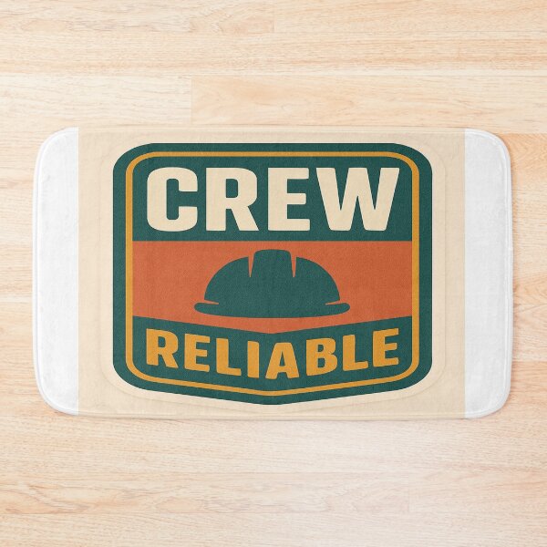Item preview, Reliable Crew – Industrial Workwear Badge designed and sold by ZeMa-JA.