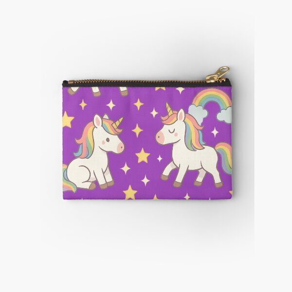 Artikelvorschau, Regenbogen-Einhörner und Sterne – Süßes Kawaii-Muster entworfen und verkauft von Painted Moon by Luna Bee™.
