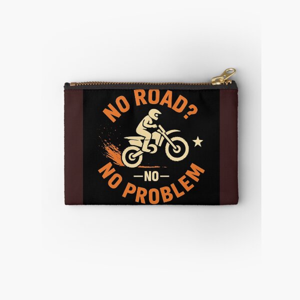Item preview, Bold off-road biker design featuring the slogan “No Road? No Problem.” Perfect for dirt bike riders, motocross fans, and enduro adventurers who know trails beat tarmac every time. designed and sold by MudAndThrottle.