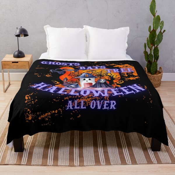 Item preview, Ghosts, Bats, Tree Halloween All Over designed and sold by stas0810.