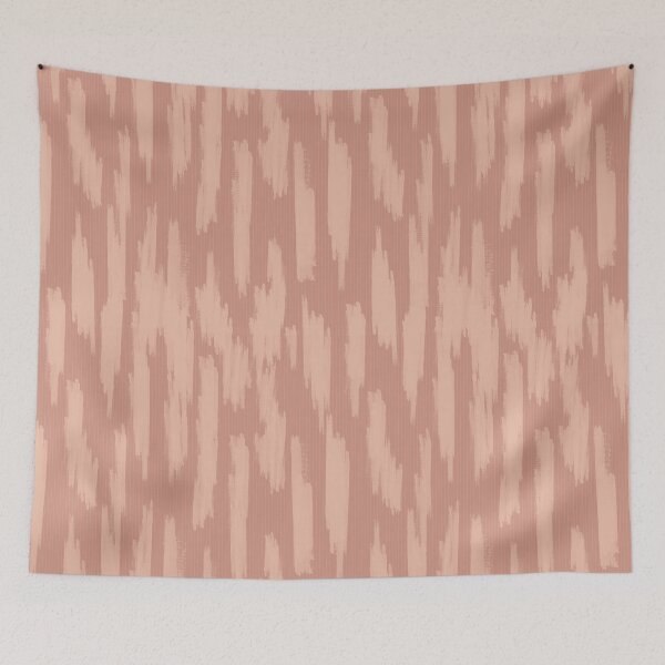 Item preview, Peach Ikat • Soft Botanical Pattern Inspired by Nature designed and sold by Cinnamonclouds.