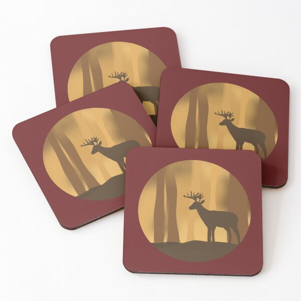 Item preview, Reindeer in the woods designed and sold by JessCarrsArt.