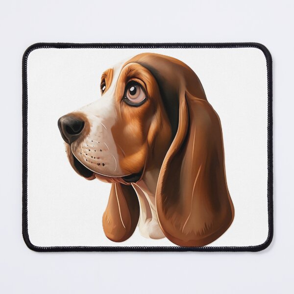 Item preview, Stylish Basset dog portrait designed and sold by adey68.