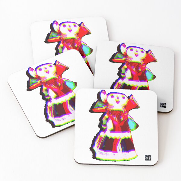 Item preview, Traditional Mexican Glitch Art Doll designed and sold by Elsero.