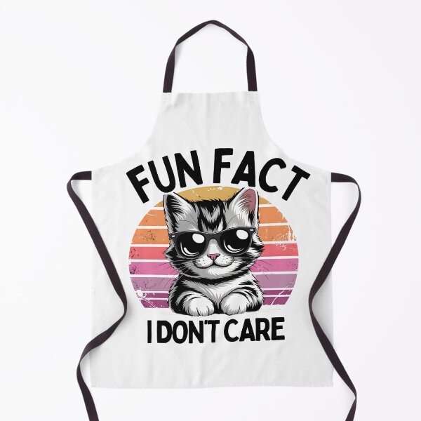Item preview, Fun Fact I Don't Care Cat designed and sold by DigitalDream11.