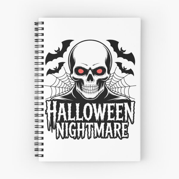 Item preview, Halloween Nightmare Skull with Glowing Eyes designed and sold by SoftStyleStudio ⭐⭐⭐.