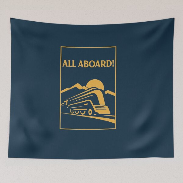 Item preview, All Aboard! – Vintage Streamliner Train Art  designed and sold by donwillisjrart.