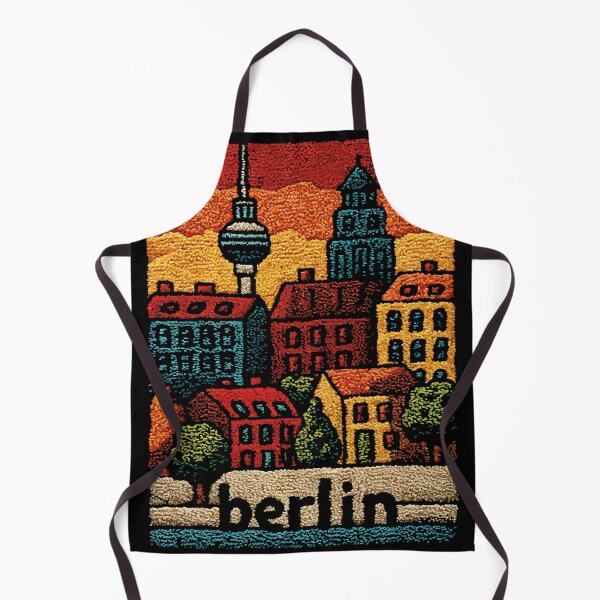 Artikelvorschau, Berliner Fernsehturm-Poster im Retro-Knüpfkunststil entworfen und verkauft von TuncGK.