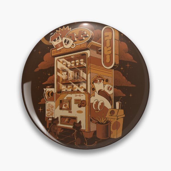 Item preview, Coffee Vending Machine designed and sold by Ilustrata®.