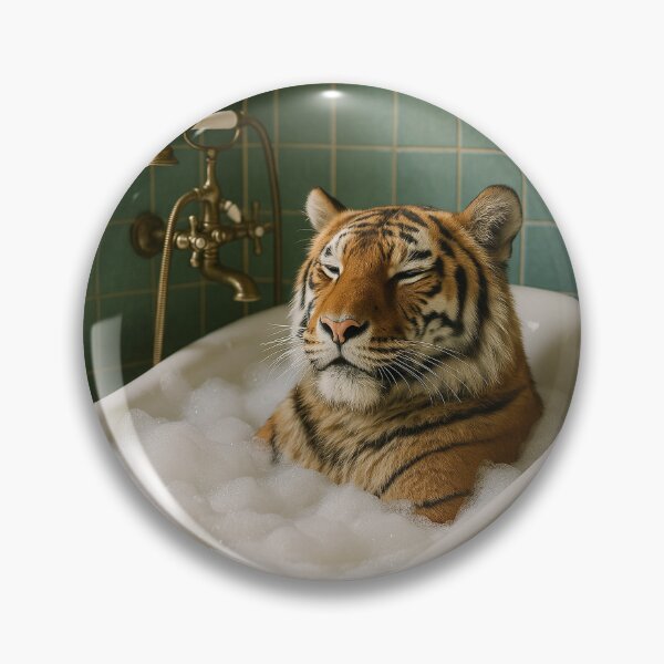 Artikelvorschau, Tiger nimmt ein Schaumbad entworfen und verkauft von Tridentulus.