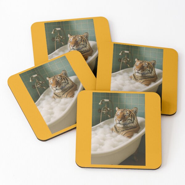 Item preview, Tiger Takes a Bubble Bath designed and sold by Tridentulus.
