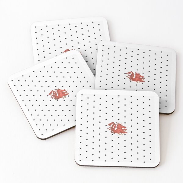 Item preview, polka dot gamecock designed and sold by creationsbymego.