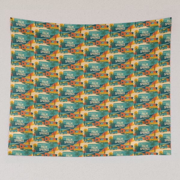 Item preview, Greetings from Retro Palm Springs designed and sold by Jeffsredbubble.