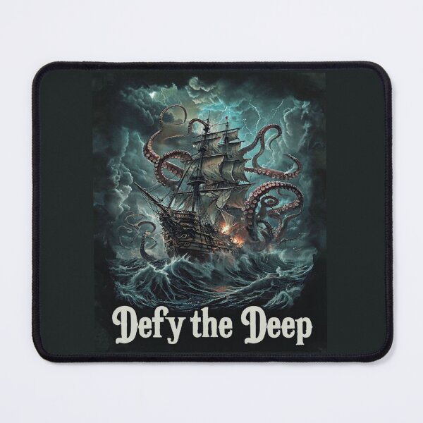Item preview, Kraken vs The Last Schooner T-Shirt – Epic Sea Monster Battle Tee designed and sold by Mythic Tide.