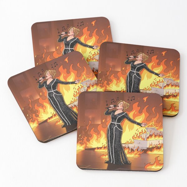 Item preview, Adele Set Fire To The Rain designed and sold by madkeenoff.