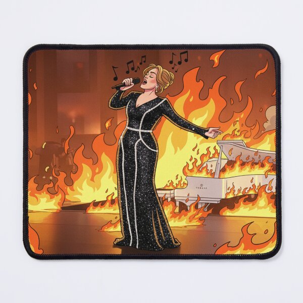 Item preview, Adele Set Fire To The Rain designed and sold by madkeenoff.