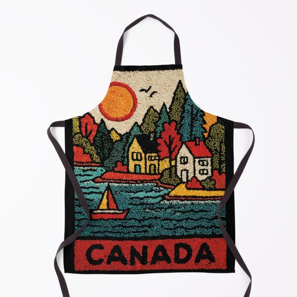 Item preview, Canadian Rockies Poster | Embroidered Wilderness Art designed and sold by TuncGK.
