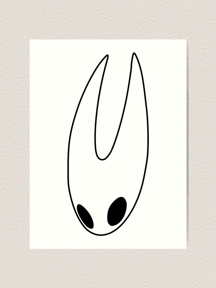 Hollow Knight Hornet Mask Art Print By Mr M00 Redbubble