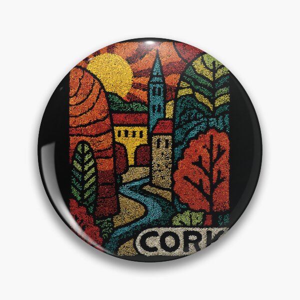 Item preview, Historic Cork Ireland Poster | Retro Tapestry Cathedral Art designed and sold by TuncGK.