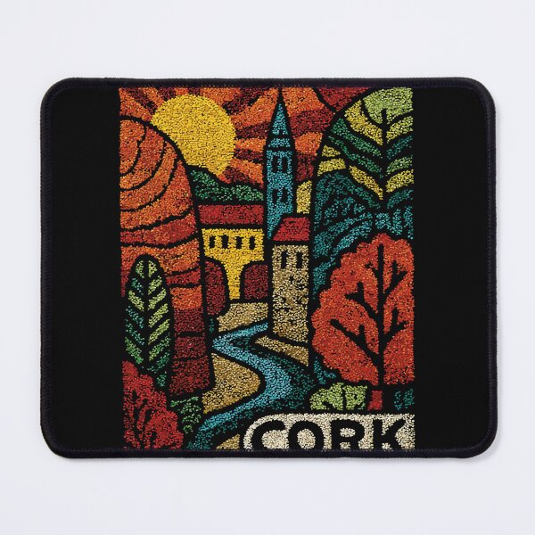 Item preview, Historic Cork Ireland Poster | Retro Tapestry Cathedral Art designed and sold by TuncGK.